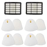 Eztronics Corp 2 + 4 Pack Vacuum Filters Replacement Compatible for Shark Navigator Lift-Away NV350, NV351, NV352, NV355, NV356E, NV357, NV360, NV370, NV391, UV440, UV490, UV540,XFF350 XHF350