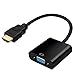 Price comparison product image SEGURO® 1080P HDMI to VGA HDMI Male to VGA Female Video Converter Adapter Cable For PC Laptop HDTV Projectors and other HDMI input devices Apple (1 Year Warranty)