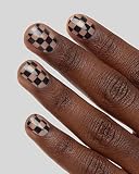 Inkbox Nail Art Strips, Self-Adhesive Nail Stickers with Tattoo Inspired Designs, Easy to Apply and Remove (No Cure Needed) - Long Lasting and Durable - Squared Up (Checkers)