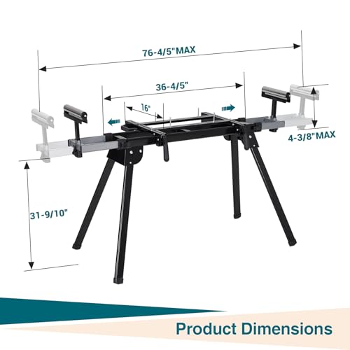 Garvee Miter Saw Stand 440 LBS