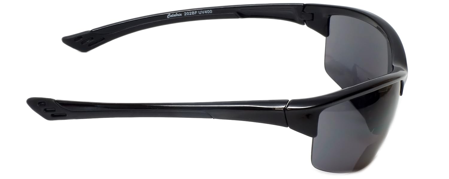 Calabria Sport 202BF - Gafas de seguridad bifocales con protección UV en marco negro o tortuga