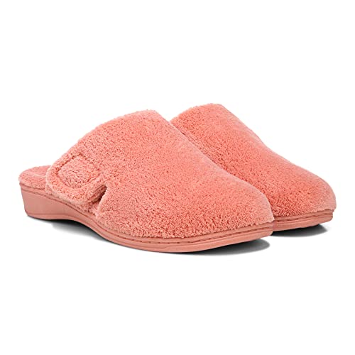 Image of Vionic Women's Gemma Mule Slipper - Comfortable Spa House Slippers that Include Three-Zone Comfort with Orthotic Insole Arch Support, Soft House Shoes for Ladies
