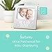 Tiny Ideas Me and My Sister Picture Frame, Baby Keepsake Frame, Sibling Gifts for Sisters, Brothers, Birthday, Shower, Baptism, Newborn Nursery Decor, 4x6 Photo Insert, Gray