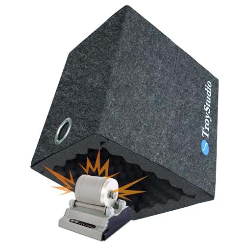 TroyStudio Portable Sound Proof Box, 16' x 12' x 16.2' Noise Reduction Enclosure, Light Blocking Quiet Cover, Soundproof Barrier for Ultrasonic Cleaner, Air Pump, Rock Tumbler & Generator