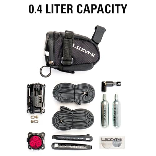 Lezyne, Borsa/Portaborracce Da Reggisella Caddy, Nero (Schwarz), 0,5 Litri - 5