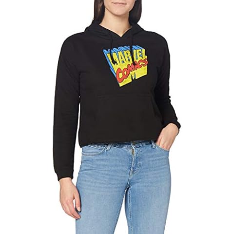 Marvel Women's Retro 3D Cropped Hoodie Cover