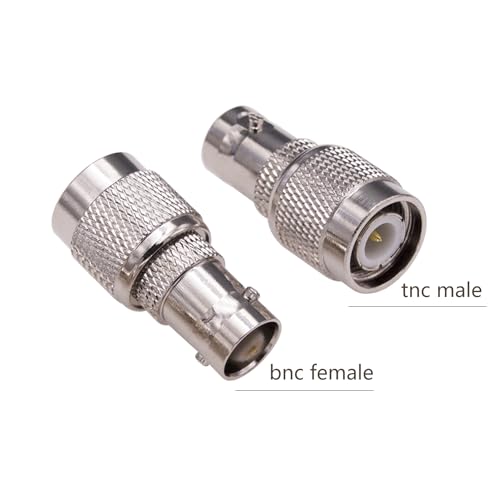 Adaptador Coaxial TNC Macho a BNC Hembra x3 piezas miniatura 3