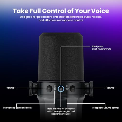 Image of Simpex (SDM-003 USB /XLR Dynamic Microphone for Podcasting, Gaming, Streaming, Recording, Focused Recording Pure Sound no Noise