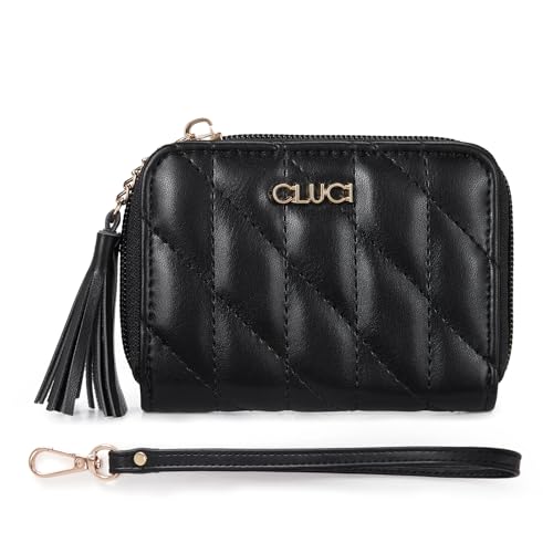 CLUCI Small Purses for Women Bundles with Small Quilted Wallet for Women