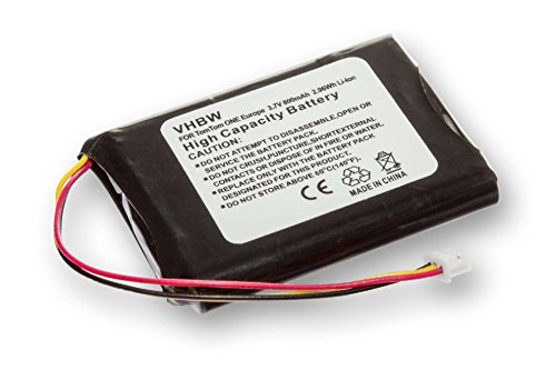 vhbw Batterie Compatible avec Tomtom One Edinburgh / F650010252, NVT2B225, Rider, XL, Europe système de Navigation GPS (950mAh, 3,7V, Li-ION)