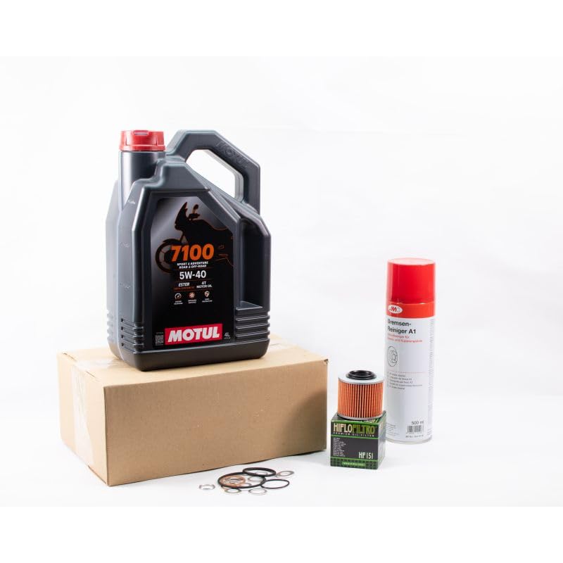 Kit di manutenzione cambio olio standard per APRILIA MOTO 6.5 dal 1992 al 2006 - MTL 7100 5w40 4L
