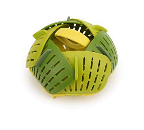 Joseph-Joseph-Bloom-Folding-Steamer-Basket-for-Vegetables-Green