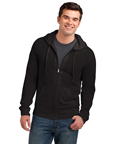 District Jersey Full-Zip Hoodie 4XL Black