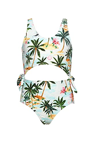 Image of Hobie Girls Cutout One Piece Swimsuit