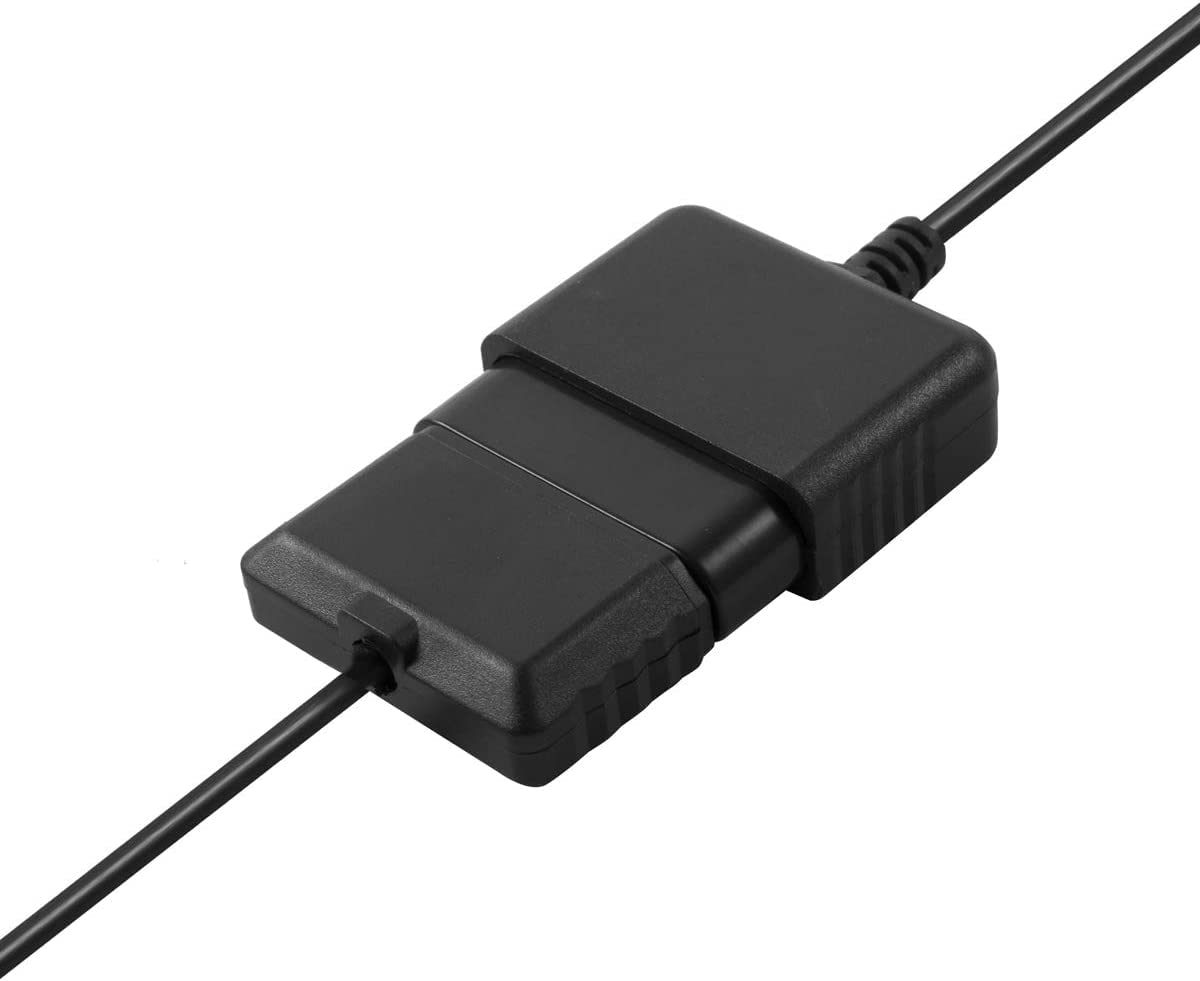 Link-e : 2 X Cable de Extension Compatible con Mando de Juegos en Consola Sony Playstation, PS2, PS1, PS One