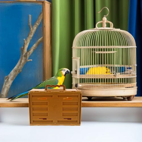 Cage de transport oiseaux plastique perruche ondulée et inséparable - 8
