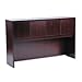 basyxamp;reg; - Laminate Hutch With Four Doors, 60w x 14-5/8d x 37-1/8h, Mahogany - Sold As 1 Each - Durable laminate construction stands the test of time.