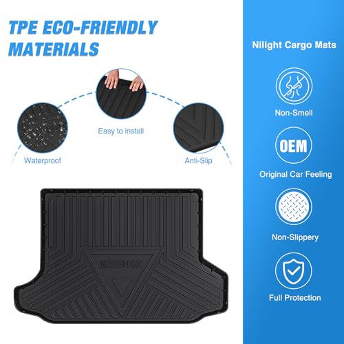 Image of Nilight Cargo Mats for Chevy Equinox GMC Terrain 2018-2024