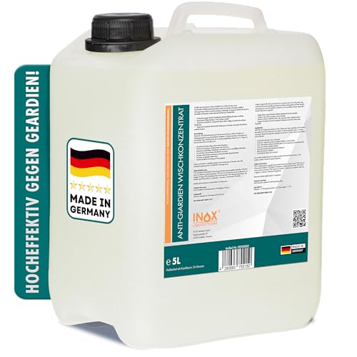 INOX Hocheffektives Giardien Desinfektionsmittel 5L I Anti-Giardien Wischkonzentrat für alle Oberflächen I Wirksames Desinfektionsmittel für Giardien für den Haushalt