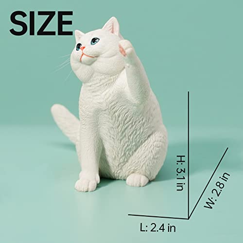 Statue de chat papillon AMITD statuette decorative chaton