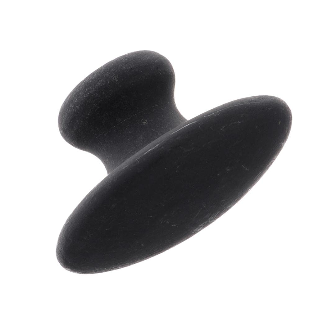 5 Stück Traditionelle Massage Gua Sha Stein Natürliche Basalt Hot Rocks Set