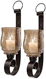 Uttermost, Bronze Joselyn Small Wall Sconces 6 x 6 x 18 (Set of 2), 2 Count