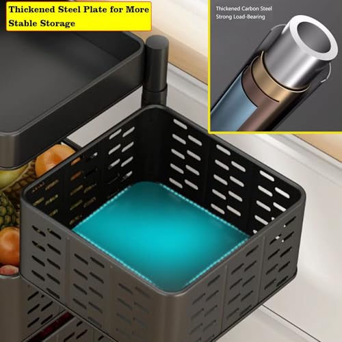 Estante giratorio de cocina para organizar tus frutas de forma moderna 4