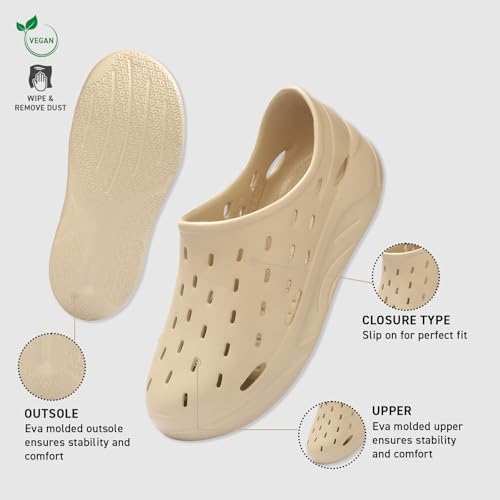Image of Neeman's Cushers Rainscape Clogs for Men | Water-Friendly Slip-On Clogs | Lightweight Cushioned Comfort | Quick Dry Casual Footwear | Everyday Walking Chappal