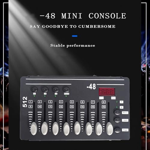 Contrôleur DMX512 basse consommation 2W à écran LCD pour effets d'éclairage polyvalents - 2