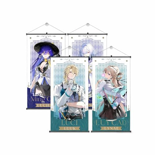 鳴潮 モーニエ グッズ タペストリー 掛ける絵 リンネー シグリカ ルシラー リューク・ヘルセン 風鈴付き 飾り 壁掛け 装飾画 コスプレ 応援小物 色彩が鮮やか 図案がはっきりしてい コレクションし ファッション 記念品 (リューク・ヘルセン,40*80cm) [並行輸入品]