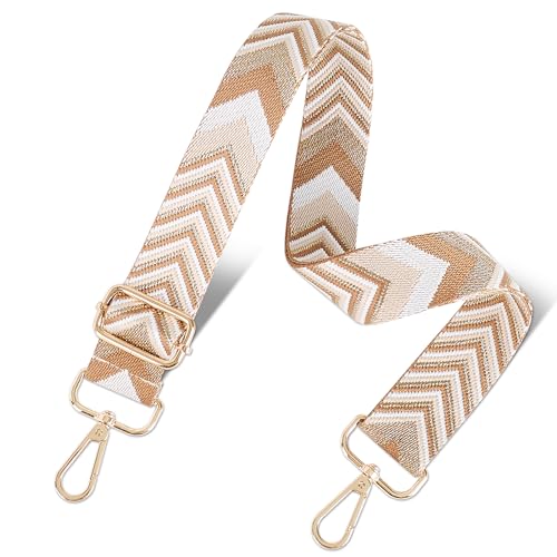 Image of chushui Metallic Thread Purse Strap for Women, Woven Replacement Bag Strap | Subtle Shine That Changes with the Light