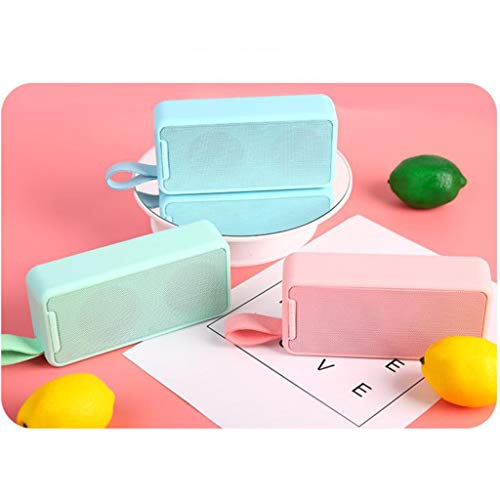 Baoblaze Mini Amplificador De Fidelidade Som Suporte Tf Cartão Tws Subwoofer Aux Usb Fm - Azul