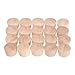 Uonlytech 300 Pcs Screw Hole Plug Screw Caps Teak Button Plugs Round Head Plug Wood Furniture Wooden Buttons Round Head Plugs Wood Plugs Nut Beige Conical Furniture Hardwares Plug