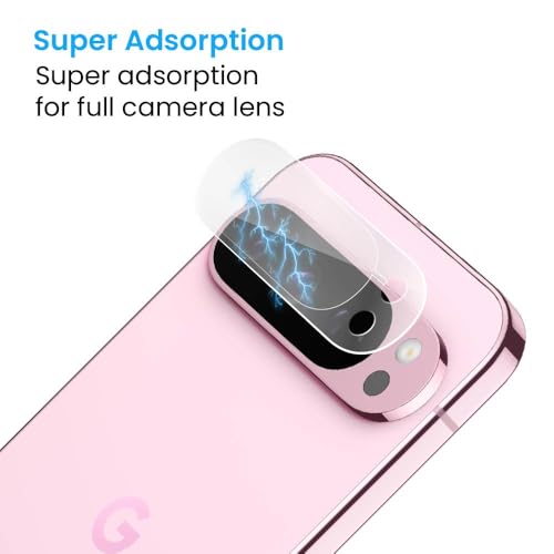 Image of FIRST MART Camera Lens Protector for Google Pixel 9 Pro XL | 9H Tempered Glass, HD Clear, Scratch Resistant, Anti-Fingerprint, Case-Friendly | Crystal Clear, Pack of 1