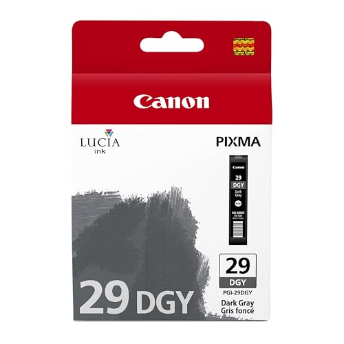 Canon PGI-29 Genuine Dark Gray Ink Tank, Compatible with PIXMA PRO-1 Printers