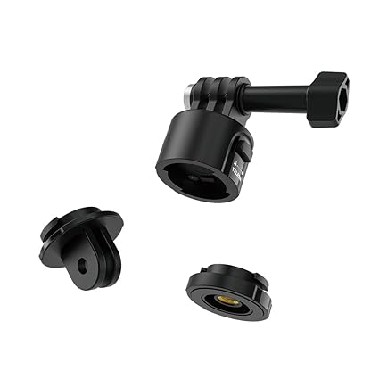 ELFOG Magnetic Quick-Release Adapter with 1/4 Screw Suitable for Go-pro Hero 13 12 11 10 Insta-360 X3 X4 Osmo Action 3 4 5 Camera Accessories