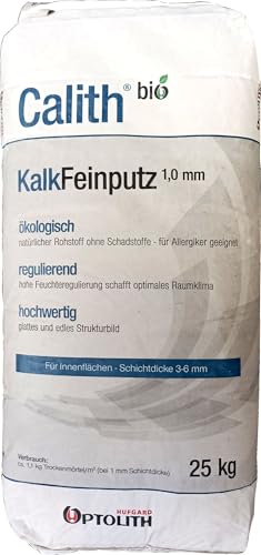 25 kg Calith® Kalkfeinputz Körnung 1,0 mm Kalkputz Putzmörtel