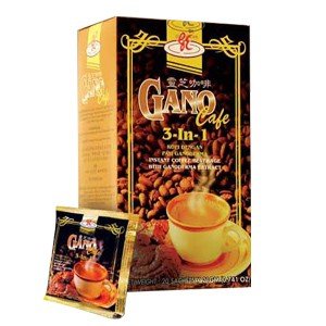 4 cajas de Gano Excel Original Ganocafe 3 en 1 Café Ganoderma Extracto Bebidas