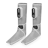 Portable Leg and Foot Massager with Heat & Air Compression, 3-Intensity Adjustable Calf Massager Recovery Boots for Pain Relief and Circulation, Ideal Gifts for Men and Women - Image 1