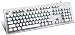 USB LED Backlit Retro Typewriter Mechanical Keyboard -Blue Switch - Round Keycaps -104 Keys Vintage Inspired Steampunk Gaming Keyboard-Mechanical Gaming Keyboard for PC/Mac/Gamer/Typ (White)