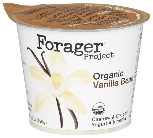 Forager Project, Organic Dairy-Free Vanilla Bean Cashewmilk Yogurt Alternative, 5.3 Ounce