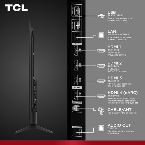 Image of TCL 75-Inch F8D Series 4K QLED Smart TV (75F8D, 2026 Model) with Dolby Vision HDR and Dolby Atmos, Game Accelerator 288 and VRR for Sports and Gaming | Fire TV, Alexa+, 120Hz Refresh, LED Backlighting