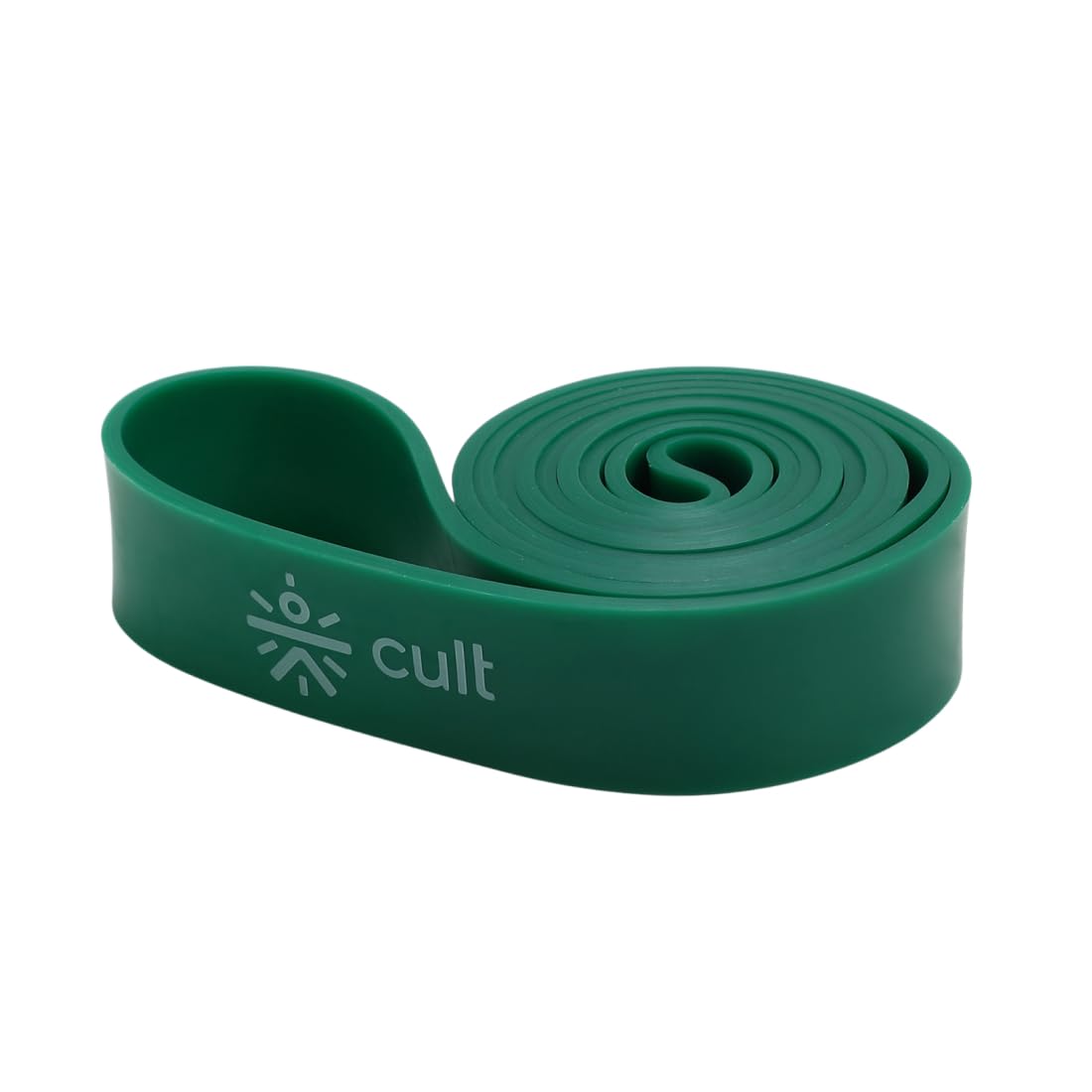 cult Resistance Band for Stretching, Pull Ups, Home Exercise and Gym Workout Stretch for Men & Women Green(22-56kgs Resistance)-image-36