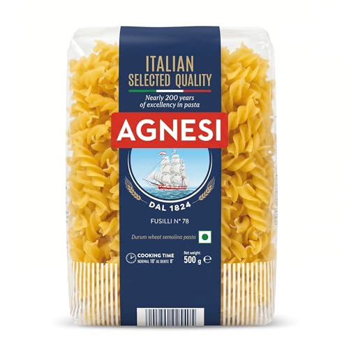 Image of Agnesi Fusilli Pasta, 500g l Imported from Italy l