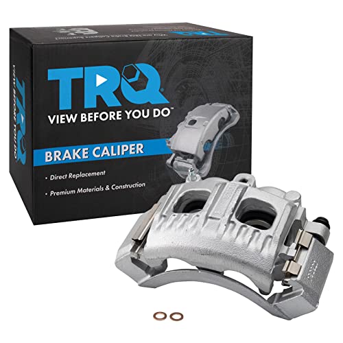 Image of TRQ Front Right Brake Caliper w /Bracket Passenger Side