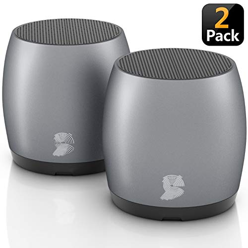 [2 Pack] HeadSound G2 Portable Wireless Bluetooth Speakers, Latest Powerful Dual True Wireless