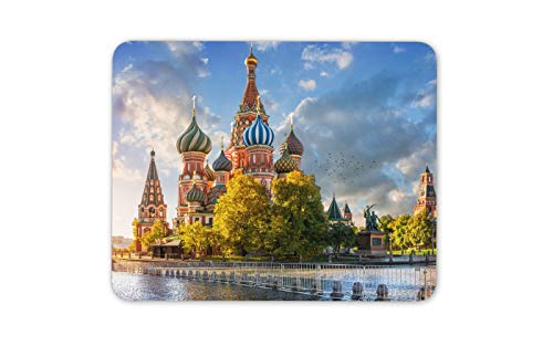 Image of Destination Vinyl Ltd Saint Basil's Cathedral Moscow Russia Mouse Mat Pad - Computer Fun #14975