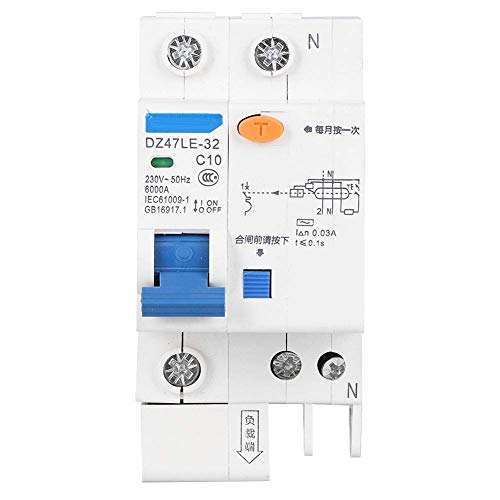 Miniature Circuit Breaker, DZ47LE-32 1P+N C10 10A Air Switch Circuit Breaker - Image 4
