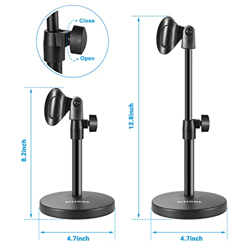 Bilione YYX-207 3 In 1 Multi Function Desktop Microphone Stand, Adjustable Table Mic Stand thumb #2