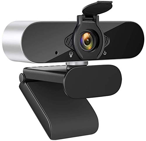 Full HD Webcam 1080P PC Camera Computer Kamera mit Mikrofon Privacy Cover USB PC Webcam PC Laptop Desktop USB 2.0 Webkamera für Videoanrufe Studieren